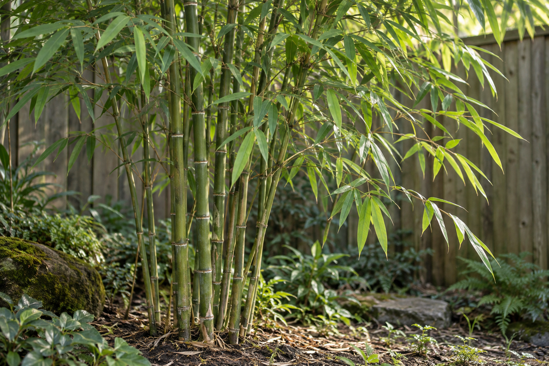 Bambus als grüner Sichtschutz im Garten