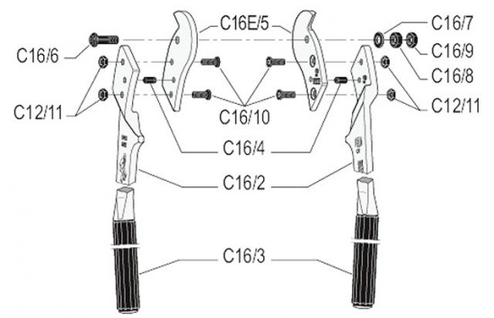 FELCO C16E Kabelschere elektro