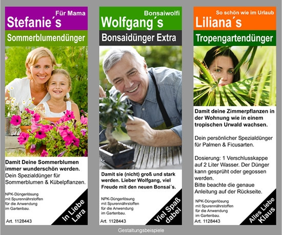 Mein pers�nlicher D�nger mit Wunschnamen