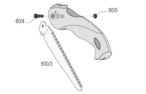 FELCO 600 Taschen- Klapps�ge Asts�ge