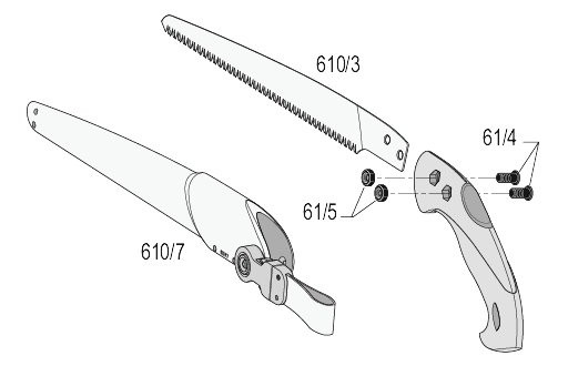 FELCO 611 Baum- und Asts�ge 53cm S�ge