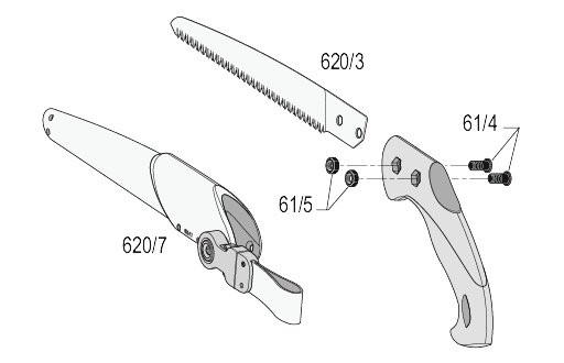 FELCO 621 Baum- und Asts�ge Kompakt