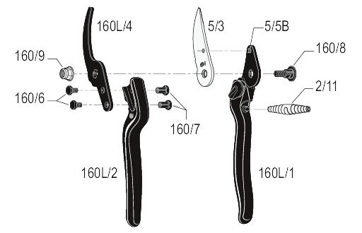 FELCO 160L Garten-Schere essentiel gro�