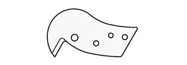 FELCO C16E/5 Ersatz-Messer