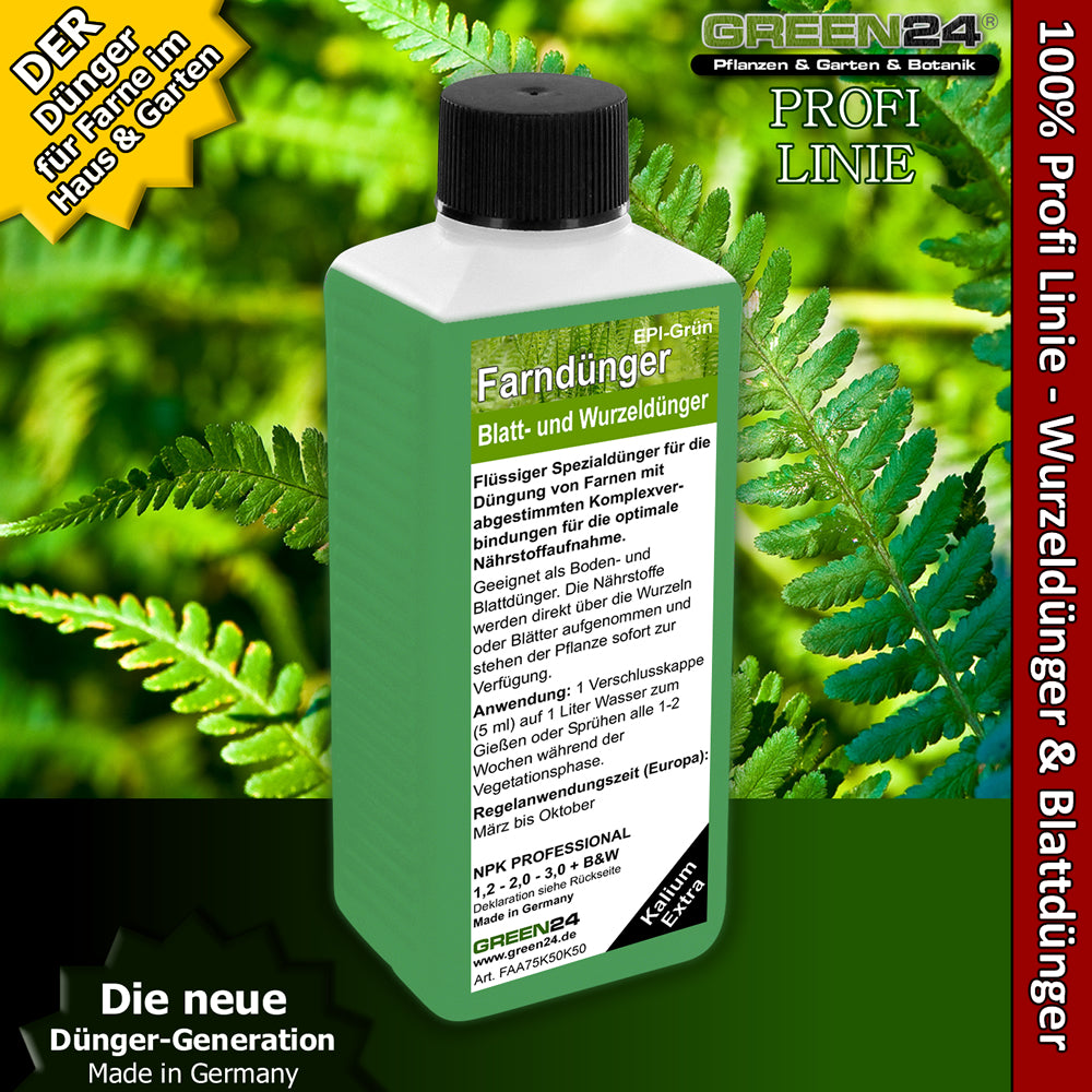 Farndünger – Zimmer- & Outdoor-Farne, 250 ml
