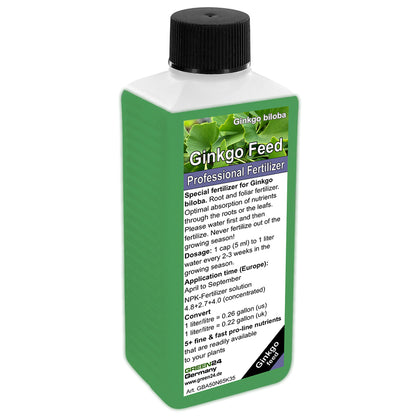 Ginkgo Fertilizer 250ml | Premium Liquid Fertilizer for Ginkgo biloba & Maidenhair Tree | NPK Fertilizer with Trace Elements for Vigorous Growth