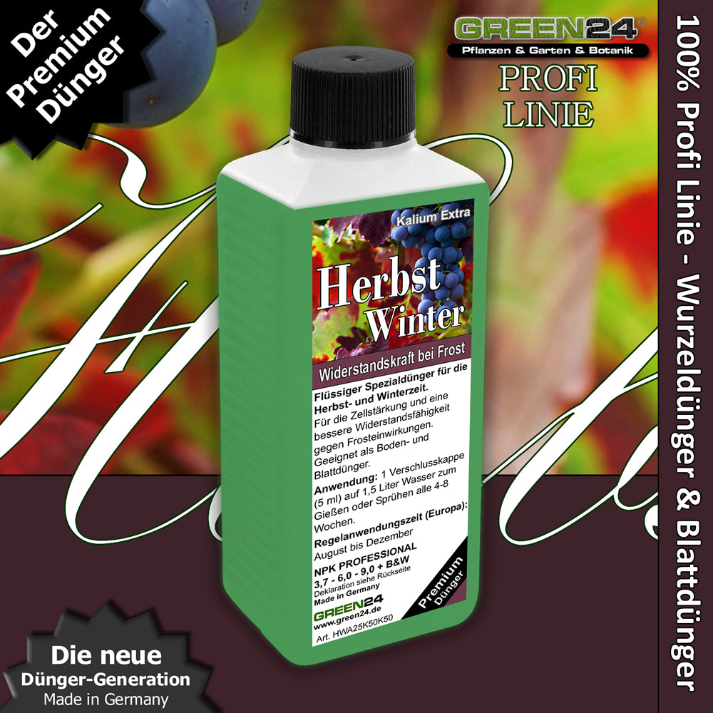 GREEN24 Herbst- und Winterdünger Kalium+, 250 ml