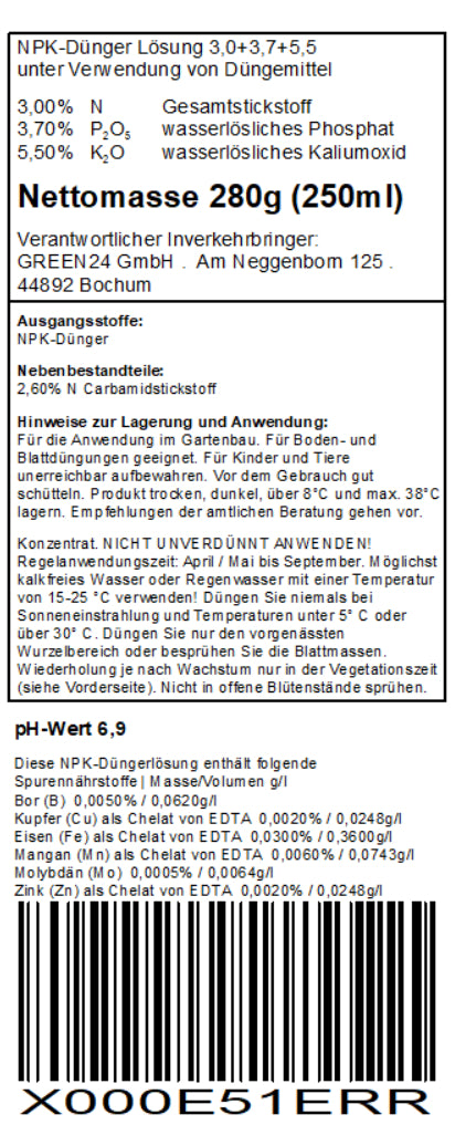 Heidelbeer-Dünger – Zusatzbild 2