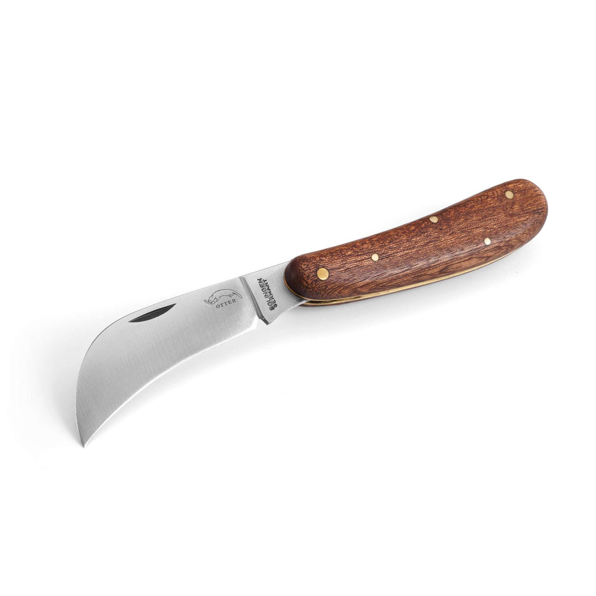 OTTER 2931 mit gebogener Klinge und Sapeliholzgriff, Herstelleroriginal
