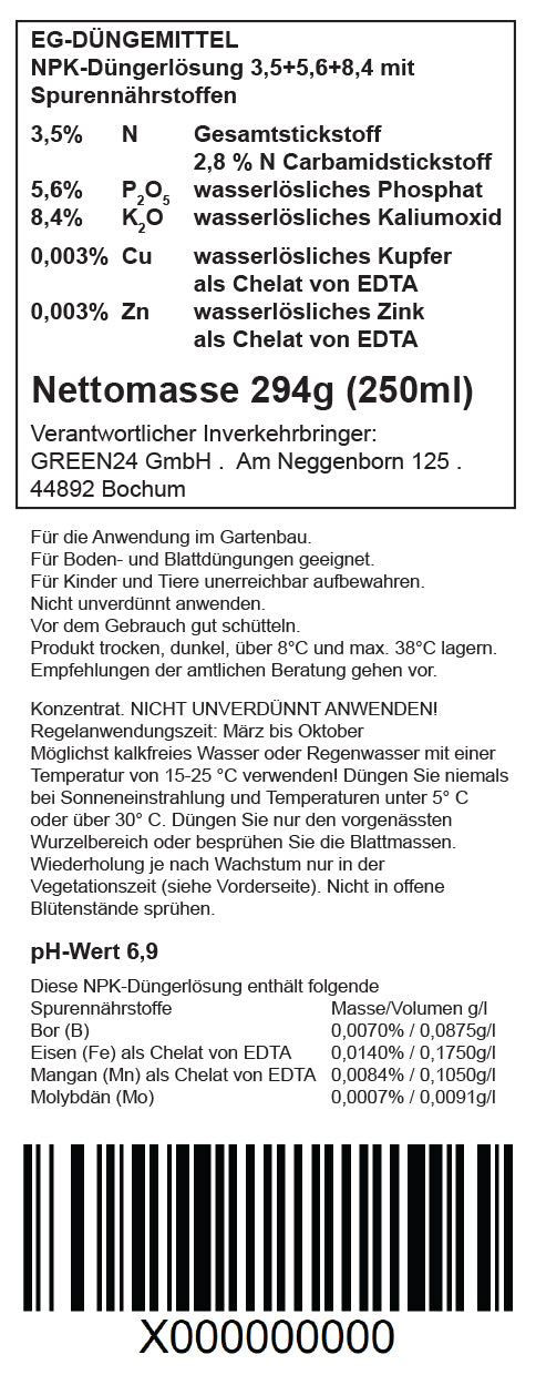 Bogenhanf Dünger – Zusatzbild 1