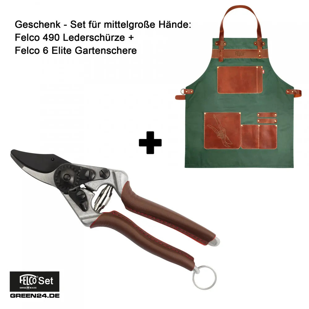 FELCO 6 ELITE mit FELCO 490 Gartenschürze