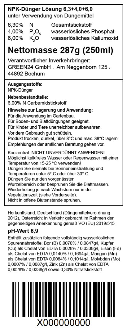 Alocasia Dünger 250 ml – Zusatzbild 1