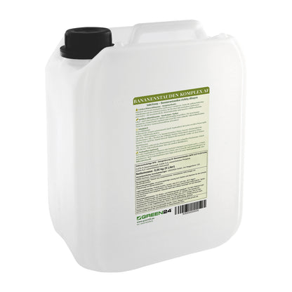Bananenstauden-Komplex AF- 5 Liter anwendungsfertiger kalkfreier Spezialdünger für Bananen, Strelitzien & andere Tropenpflanzen. Hoher Stickstoffanteil für massives Blattwachstum