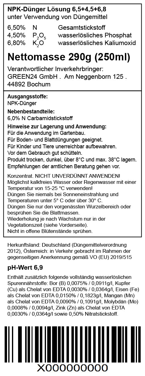 GREEN24 Aprikosen-Dünger 250 ml – Produktansicht 4