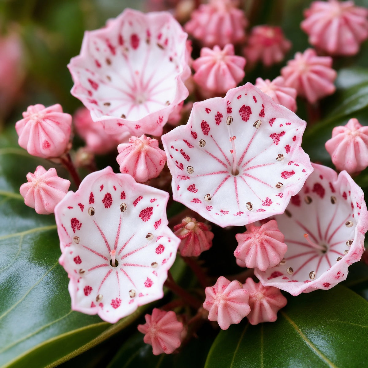 Kalmia Dünger – HIGH-TECH NPK Flüssigdünger für Lorbeerrosen, Berglorbeer & Kalmien – Perfekt für spektakuläre Blüten & gesundes Laub – Made in Germany