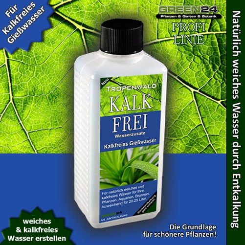 Kalk-Frei 250 ml – Originalflasche und Herstellermotiv zur Gießwasseraufbereitung