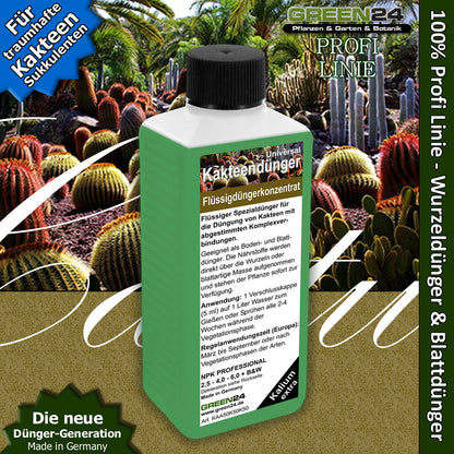 Kakteendünger Profi-Universal – 250ml Spezialdünger für alle Kakteen | Fördert kompakten Wuchs, intensive Bedornung & reiche Blüte | Die Komplettversorgung