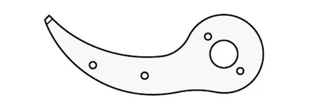 FELCO 4/4 Gegenklinge mit Nieten
