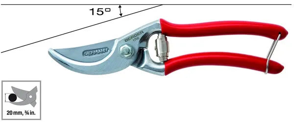 BERGER 1700 secateurs with angled cutting head