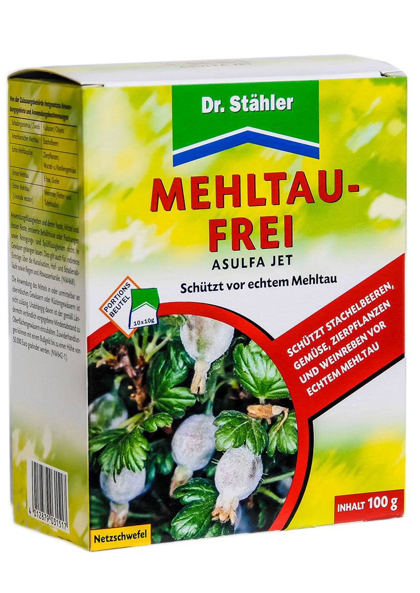 Dr. Stähler Asulfa Jet Mehltau-Frei, 10 × 10 g – Herstelleroriginal