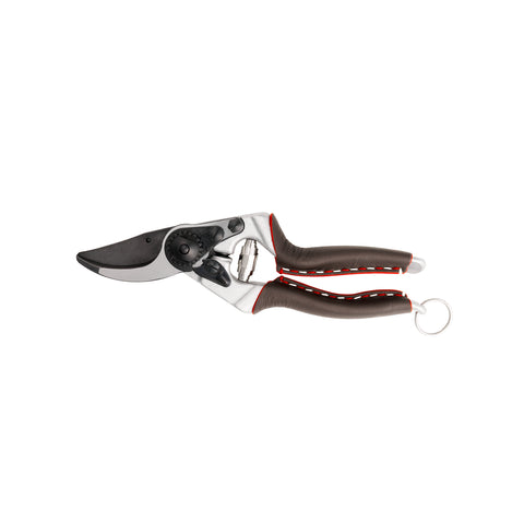 FELCO 8 Elite Bypass-Gartenschere mit Ledergriffen, Größe L