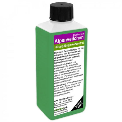 Alpenveilchen-Dünger Pro – 250 ml – Produktansicht