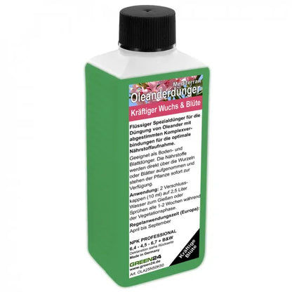 Oleanderdünger flüssig – 250ml Spezialdünger für Nerium Oleander NPK | Für mediterrane Blütenpracht & kräftiges Wachstum | Professionelle Oleander-Pflege – Produktansicht