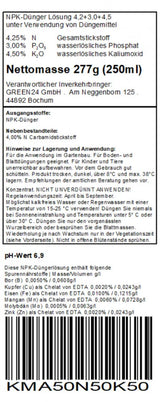 Camellia Fertiliser – original label