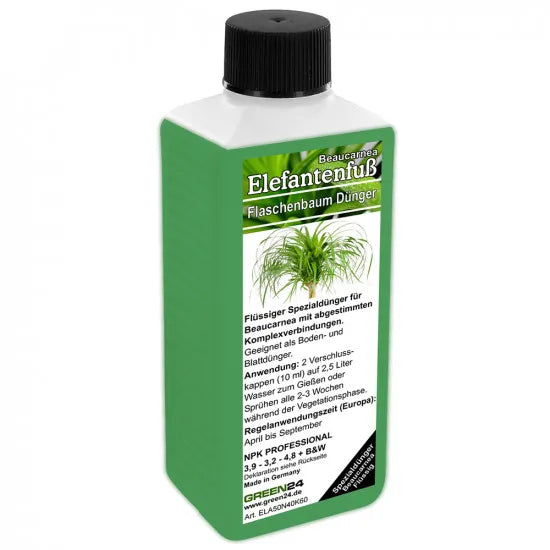 Elefantenfuß Dünger 250ml | Spezial-Flüssigdünger für Beaucarnea recurvata | Für dicken Caudex, kräftigen Wuchs & sattgrüne Blätter | Sukkulenten- & Flaschenbaum-Pflege – Produktansicht