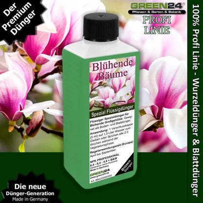 Blühende Bäume Blütenbäume NPK Volldünger 250ml – Produkt und Anwendung