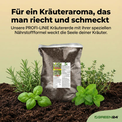 GREEN24 Kräutererde · 10 Liter · Original-Substratdetail