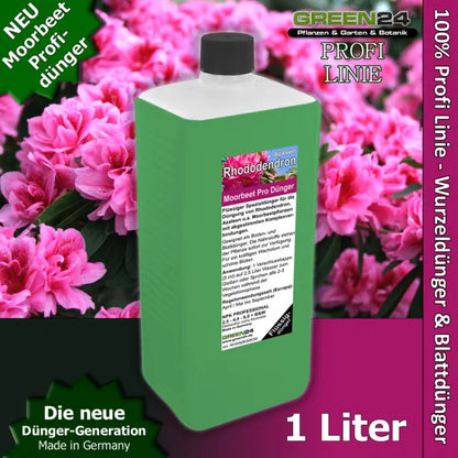 Rhododendron-Dünger Azaleen-Dünger XL 1 Liter – Produkt und Anwendung