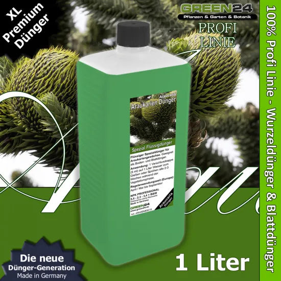Araukarien-Dünger XL 1 Liter Araucaria Andentanne Schmucktanne – Produkt und Anwendung