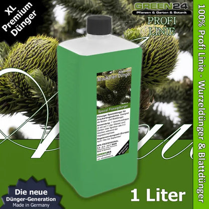 Araukarien-Dünger XL 1 Liter Araucaria Andentanne Schmucktanne – Produkt und Anwendung
