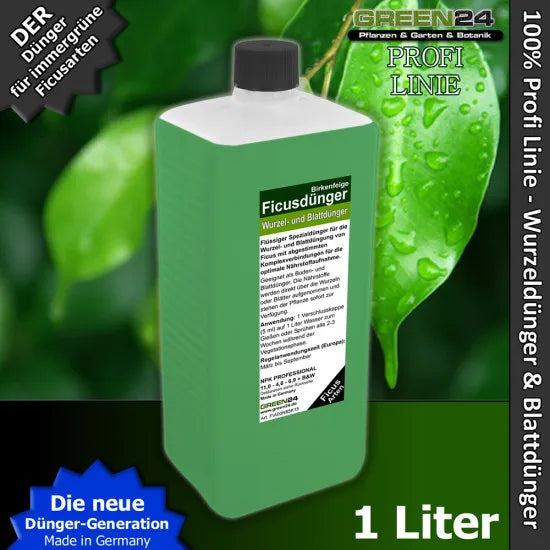 Ficus-Dünger XL 1 Liter Fikusarten Feigen Flüssigdünger – Produkt und Anwendung