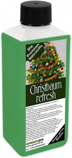 Weihnachtsbaum frisch halten – Christbaum Refresh für Nordmanntanne, Fichte & Co. – Verhindert Nadeln & sorgt für sattes Grün – Made in Germany – Produktansicht