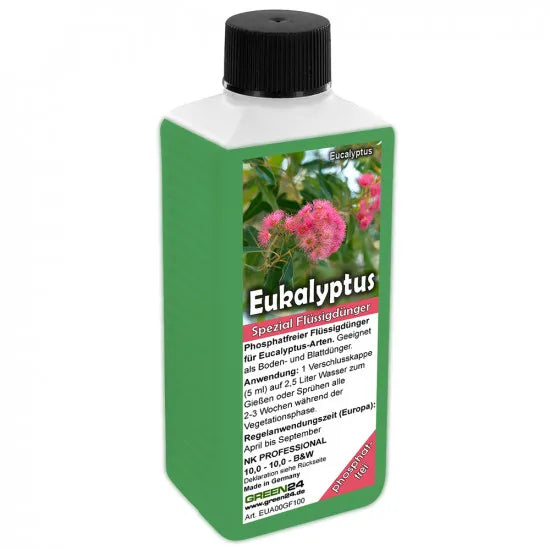 Eukalyptus-Dünger NK-Flüssigdünger für Eucalypten 250ml Professionelle Nährstofflösung für gesundes Wachstum – Produktansicht
