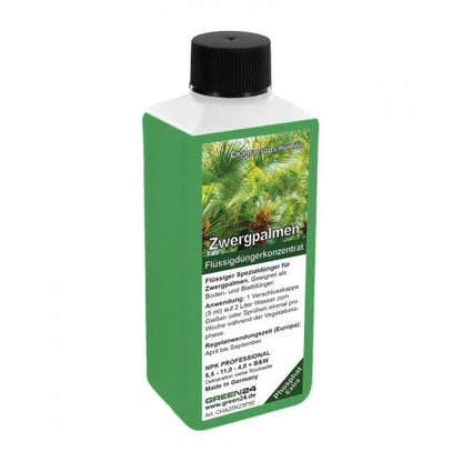 Zwergpalmen-Dünger Profi | Chamaerops humilis NPK Flüssigdünger 250ml | Fächerpalme düngen | GREEN24 PROFI LINIE – Produktansicht