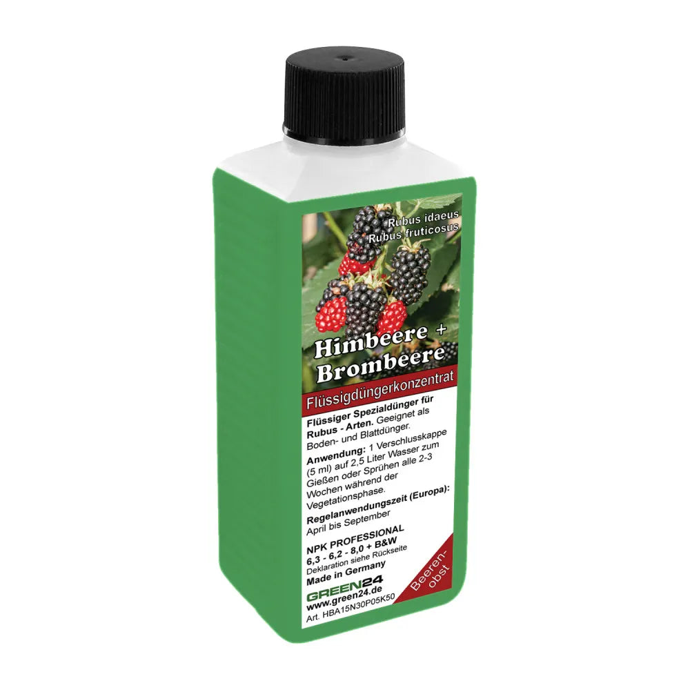GREEN24 Himbeer- und Brombeer-Dünger 250 ml – freigestellte Produktansicht