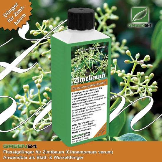 Zimtbaum-Dünger - Cinnamomum verum 250ml – Produkt und Anwendung