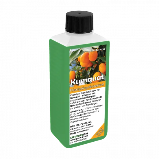 Kumquat-Dünger 250 ml – freigestellte Produktansicht