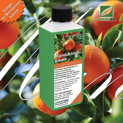 Mandarinenbaum-Dünger 250 ml – Anwendung und Produktdetails