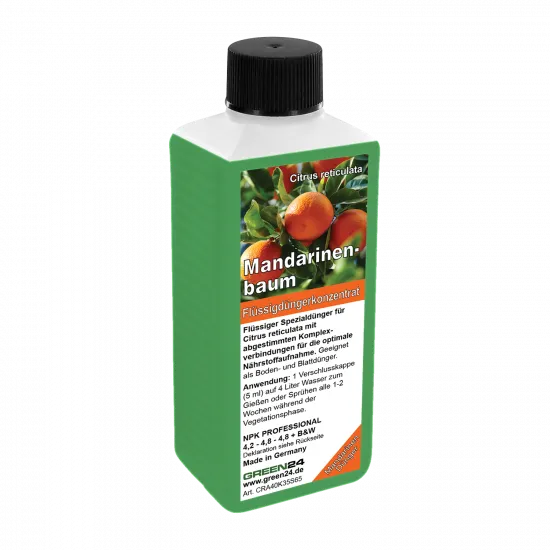 Mandarinenbaum-Dünger 250 ml – freigestellte Produktansicht