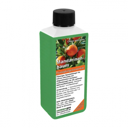 Mandarinenbaum-Dünger 250 ml – freigestellte Produktansicht