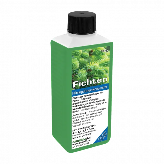 Fichten-Dünger – Picea Flüssigdünger auch für Serbische Fichte (Picea omorika) 250ml – Produktansicht