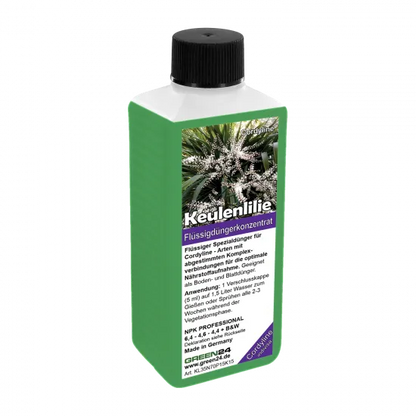 Keulenlilie-Dünger - Cordyline indivisa Flüssigdünger für kräftiges Wachstum 250ml – Produktansicht
