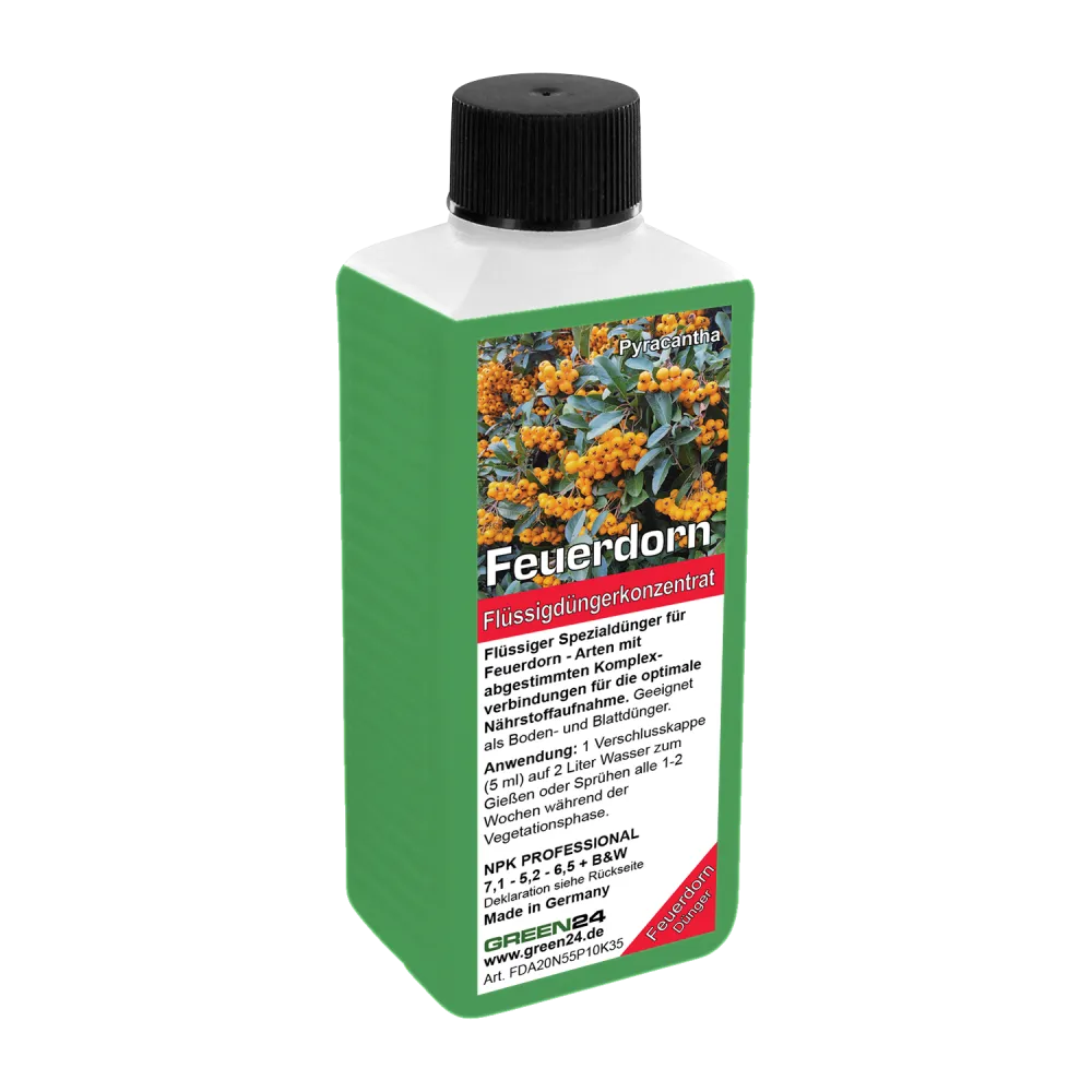 GREEN24 Feuerdorn-Dünger 250 ml – freigestellte Produktansicht