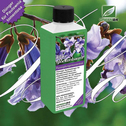 Blauglockenbaum-Dünger – 250ml Spezialdünger für Paulownia tomentosa | Für spektakuläre Blütenpracht & Turbo-Wachstum | Ideal für Kaiserbaum, Kiri-Baum & Energieholz – Produkt und Anwendung