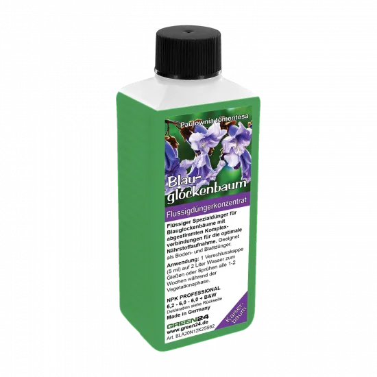 Blauglockenbaum-Dünger – 250ml Spezialdünger für Paulownia tomentosa | Für spektakuläre Blütenpracht & Turbo-Wachstum | Ideal für Kaiserbaum, Kiri-Baum & Energieholz – Produktansicht