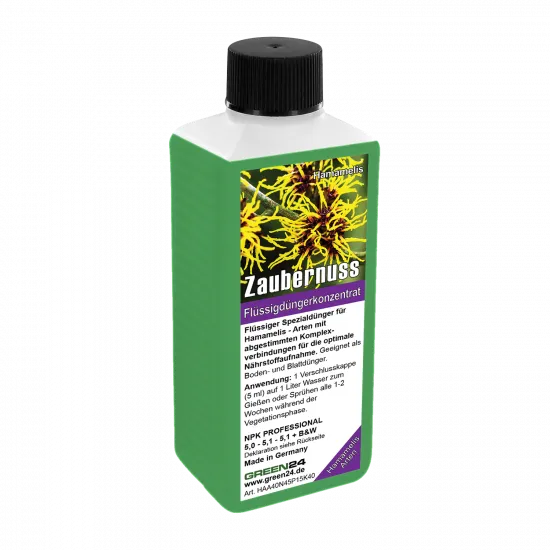 Zaubernuss-Dünger - Hamamelis mollis, japonica, virginiana, vernalis, ovalis - 250ml Super-Konzentrat – Produktansicht